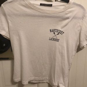 Nantucket lacrosse brandy Melville graphic tee
